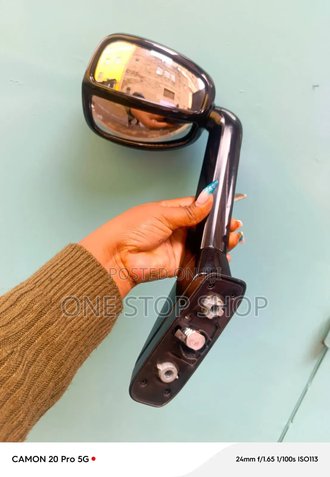 Black Hoodfender Wing Mirror for Prado Models