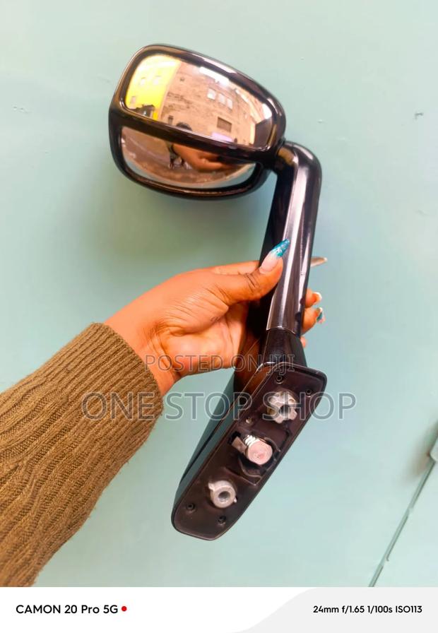 Black Hoodfender Wing Mirror for Prado Models - thumbnail 3