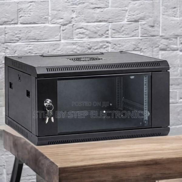 6u Wall Mount Cabinet, Robust Steel Body Fast Installation