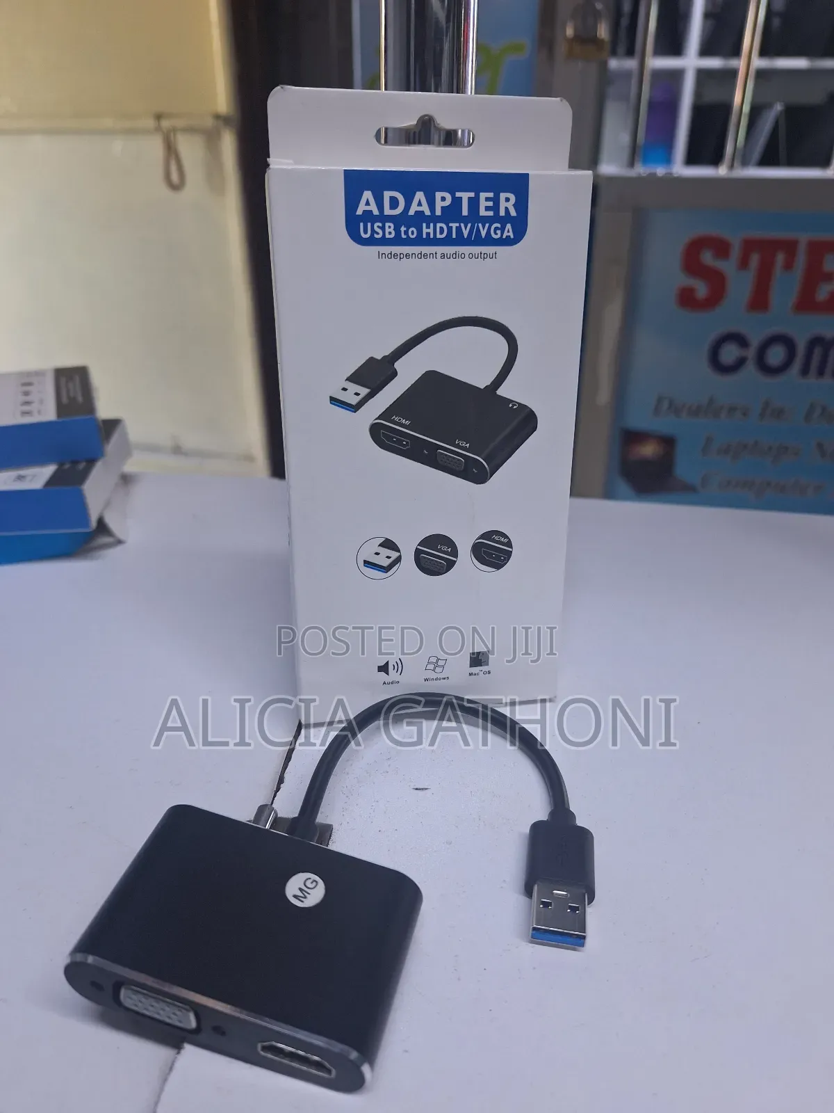 Usb to Hdmi+Vga With Audio