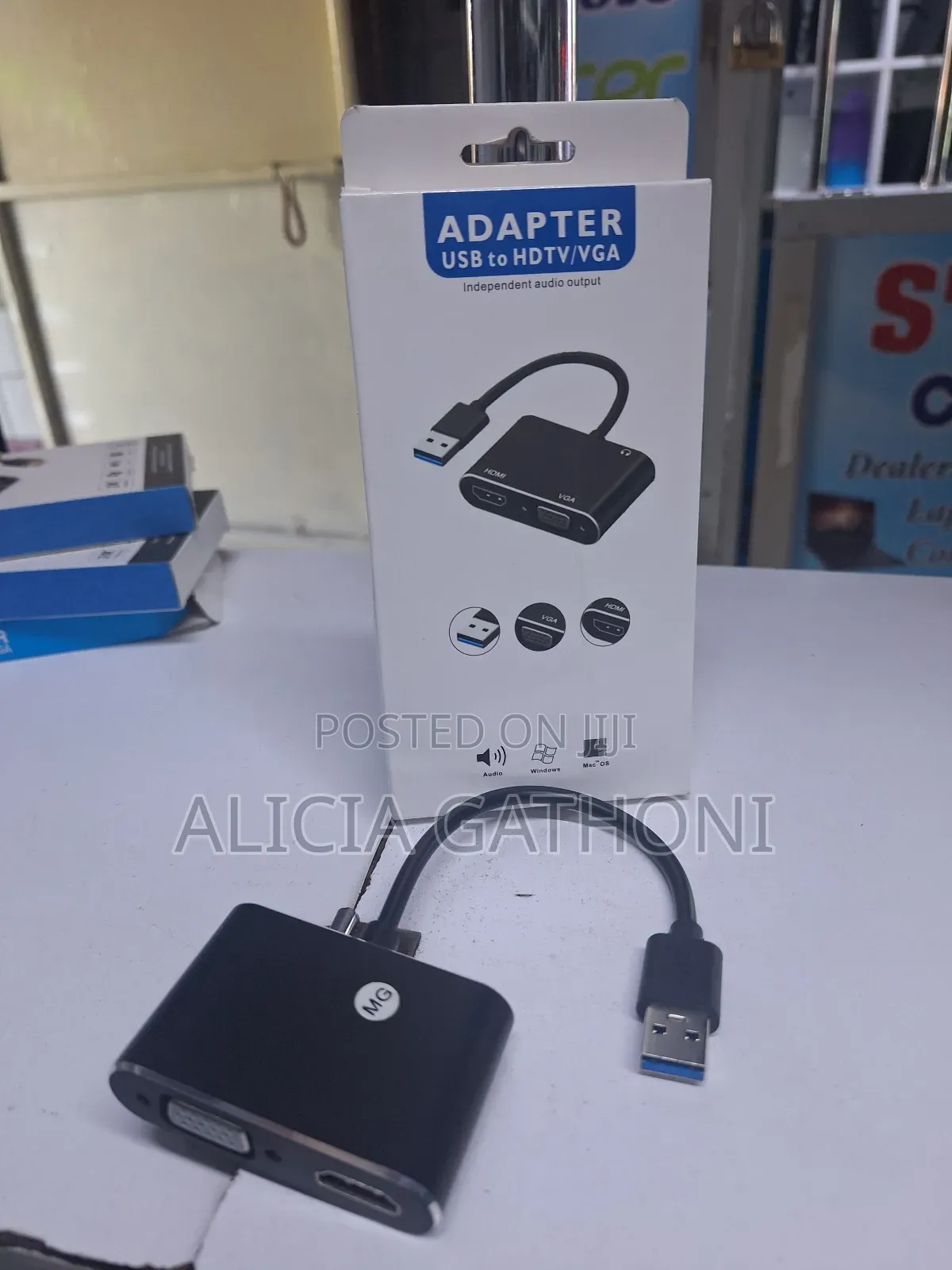 Usb to Hdmi+Vga With Audio
