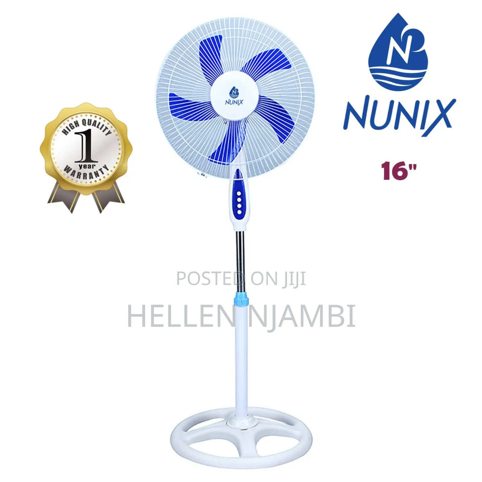Nunix 16 Inches Free Standing Fan