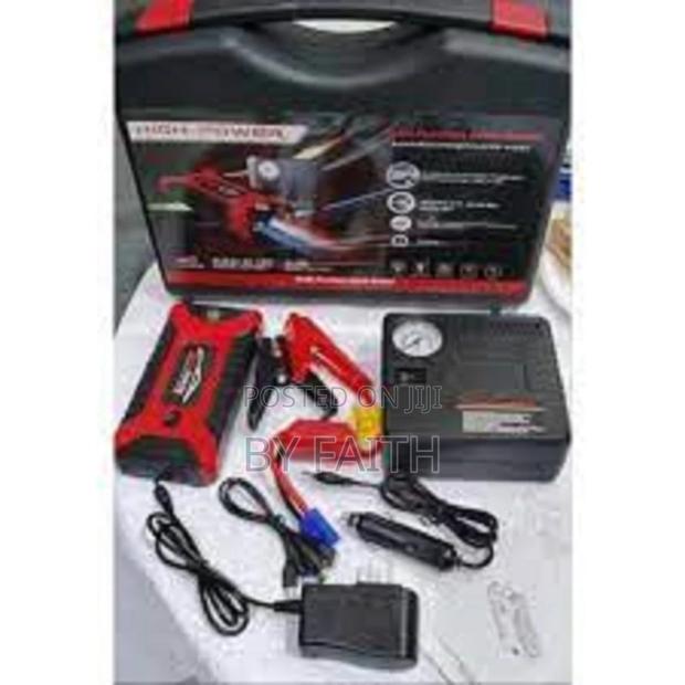 High Power Car Jump Starter Power Bank Tyre Inflator Multi Function