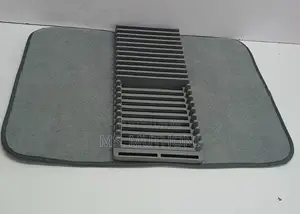 Umbra Udry Dish Drying Rack With a Microfiber Mat.