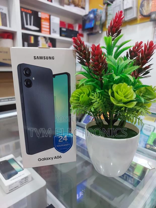 New Samsung Galaxy A06 128 GB Black