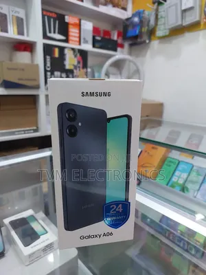 New Samsung Galaxy A06 128 GB Black