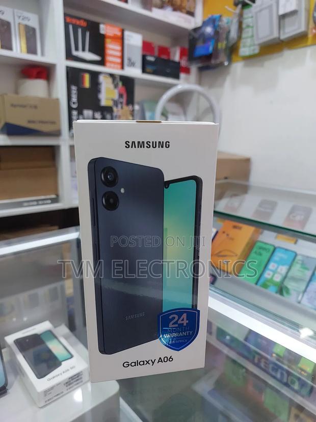 New Samsung Galaxy A06 128 GB Black - thumbnail 2