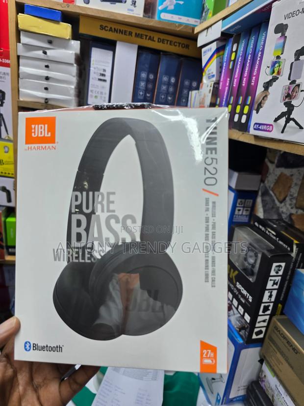 Jbl Tune 520bt On-ear Bluetooth Headphones Long Battery Life