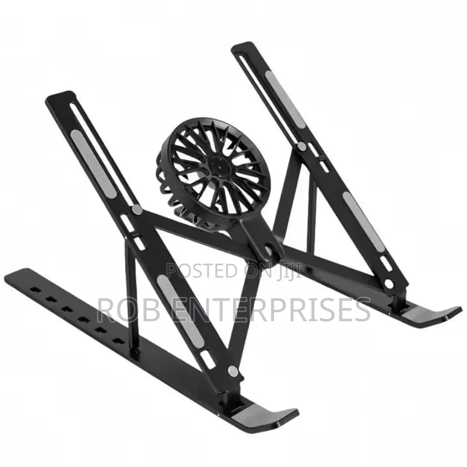 Metallic Laptop Stand With a Fan