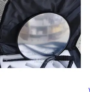Security Mirror With Wheels and Led Light Under Vehicle Inspection