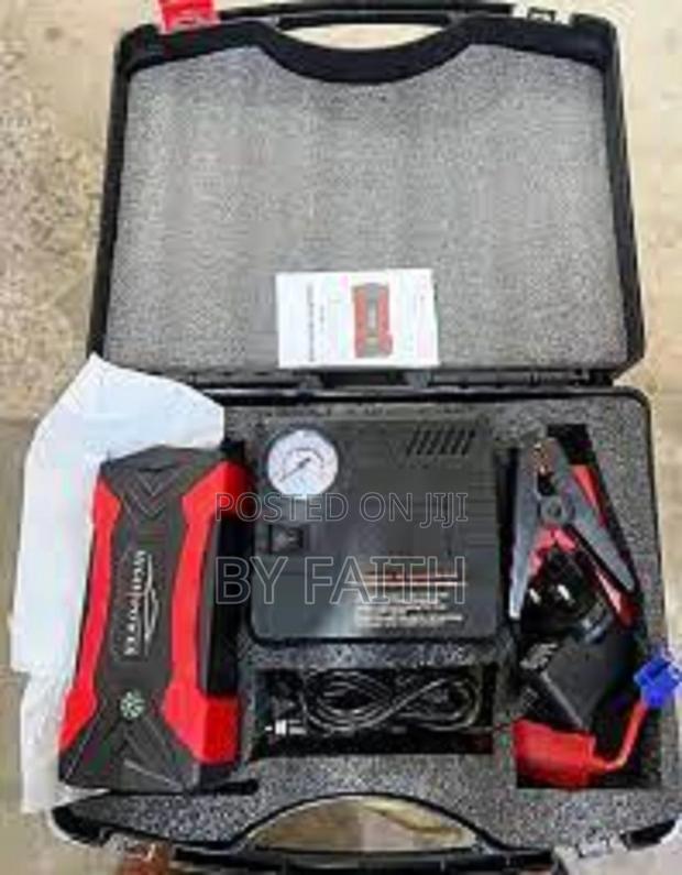 Compact Car Jump Starter With Usb and Led