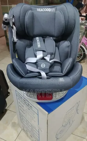 Isofix 2-in-1 Baby Car Seat With 360° Rotation. Safe, Comfortable