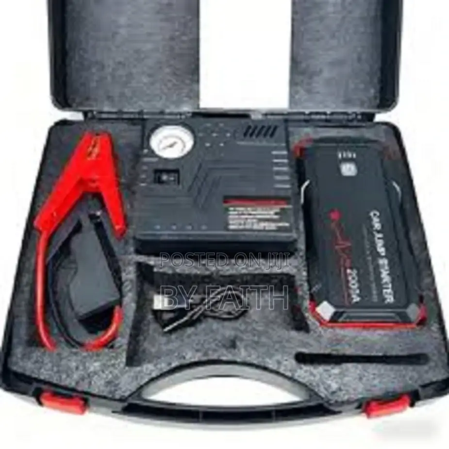 Electric Car Jump Starter With Accessories
