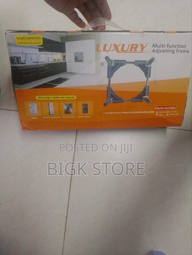 Multifunction Adjusting Fridge Base Stand With Wheels - main view