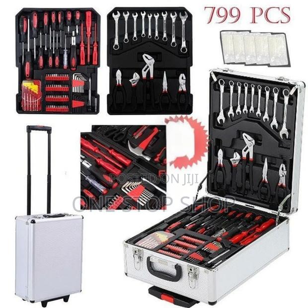 799pcs Professional Tool Set Chrome Vanadium With Trolley Box - main view