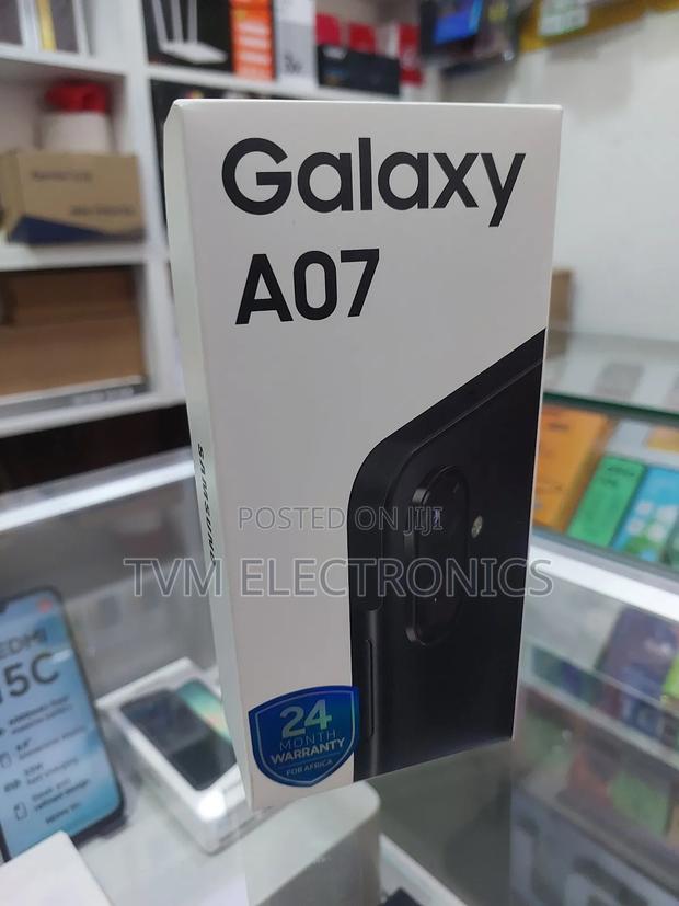 New Samsung Galaxy A07 4G 64 GB Black - thumbnail 2