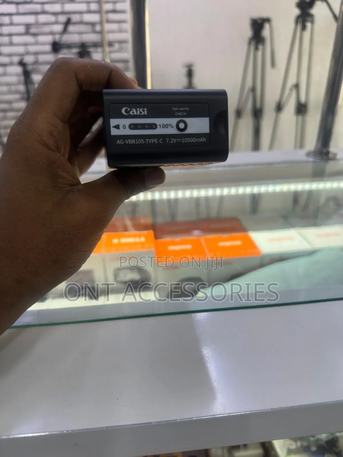 Caisi Cs -Ag-Vbr105 Battery With Usb-C / Usb-Ports for Panasonic