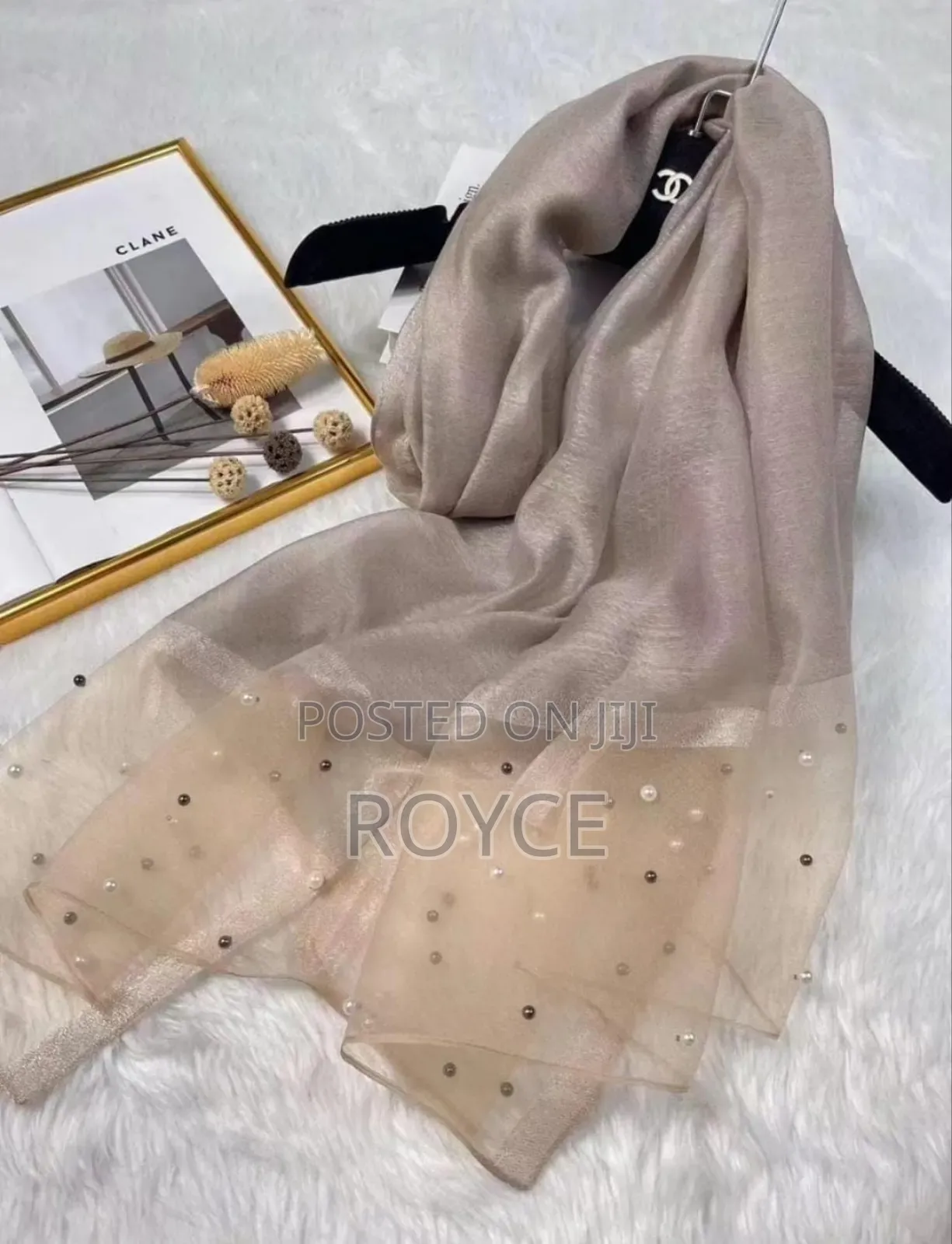 Luxury Pearl Scarf