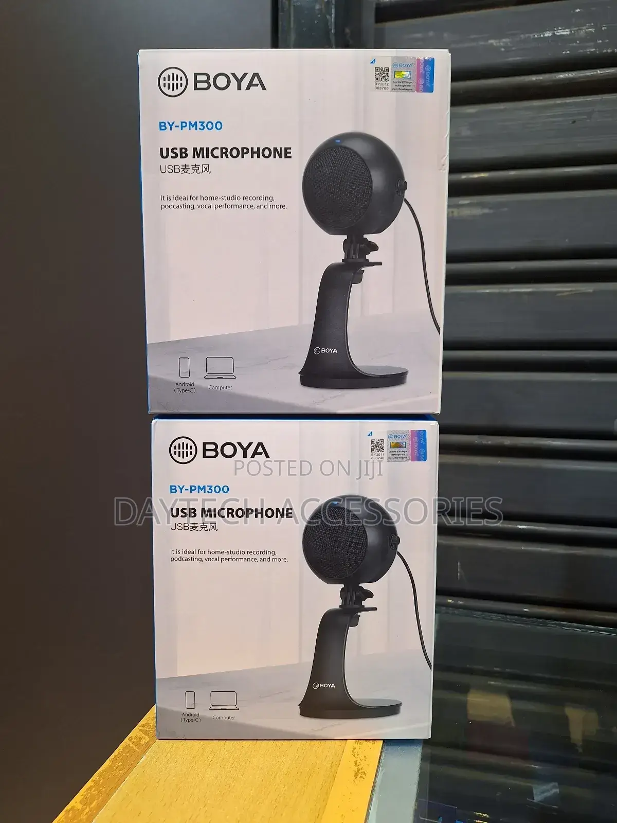The Boya by-Pm300 Usb Microphone.