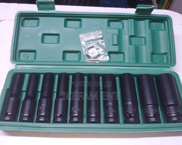 Pneumatic 10pcs Socket Wrench Nuts/12mm - 23mm Socket Wrench - main view