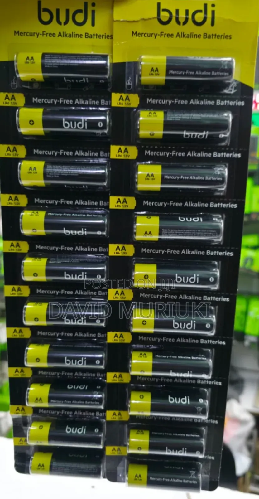 Budi Aa Mercury-Free Alkaline Batteries