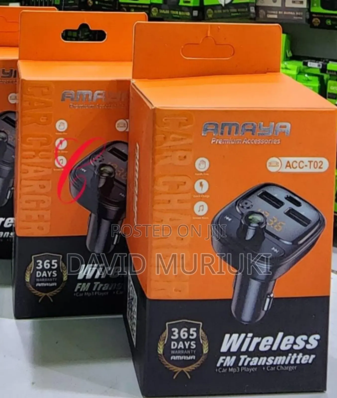 Amaya Acc-T02 Fm Transmitter Car Modulator