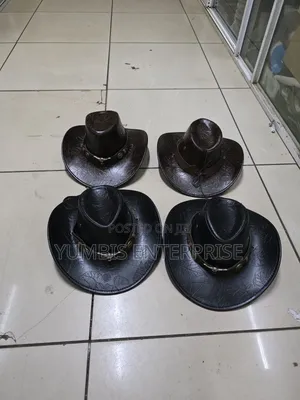 Leather Stylish Cowboys Hats