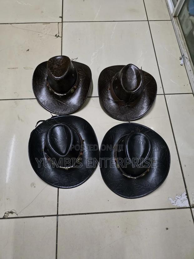 Leather Stylish Cowboys Hats - thumbnail 2