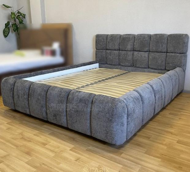 5x6 Stylish Serenity Upholstered Bed - main view