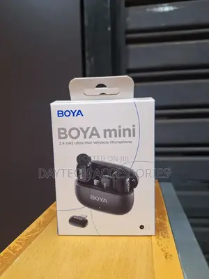 This Is a Boya Mini 2.4 GHZ Ultra-Mini Wireless Microphone System.