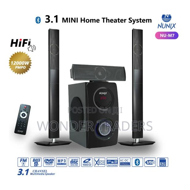 *Nunix Nu-M7 3.1 Mini Multimedia Home Theater System* - main view