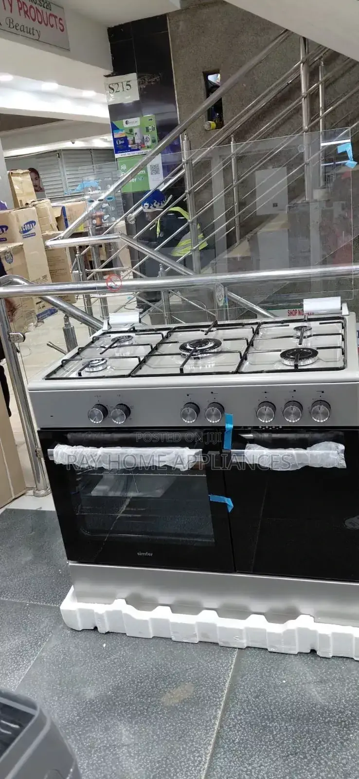 Simfer 5gas Burners 90cm by 60cm Standing Cooker Fb9504segr