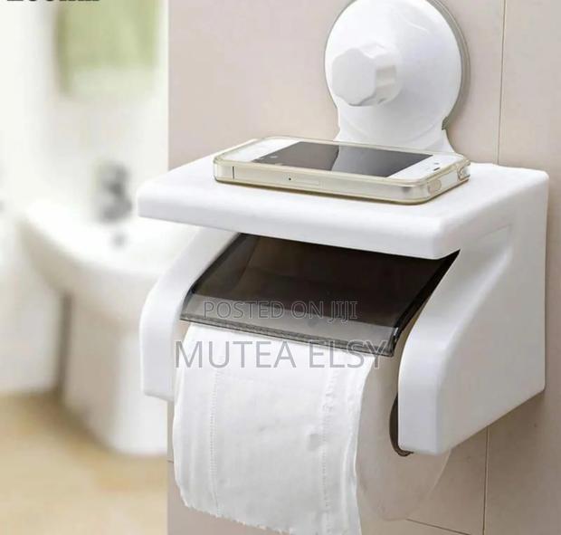 White Suction Tissue Box - main view