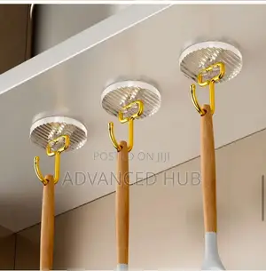 5pc Golden Acrylic Hooks
