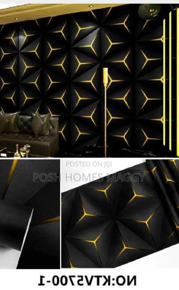 Stared Yellow Decorative Wallpapers - main view