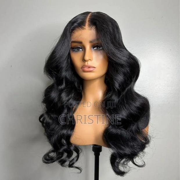 Pure Human Hair Wavy Wigs - thumbnail 3
