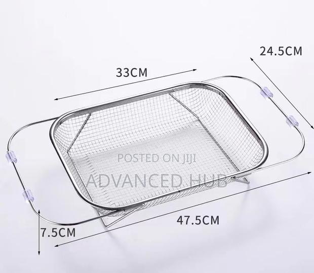 Stainless Steel Expandable Over-the-sink Colander - thumbnail 3