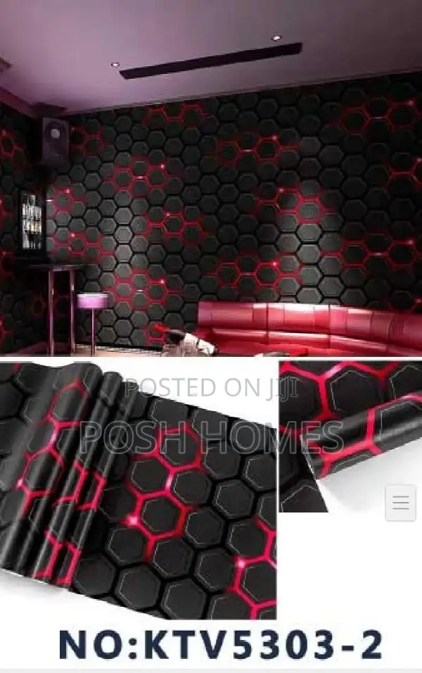 Red Honeycomb 3d Quality Wallpapers