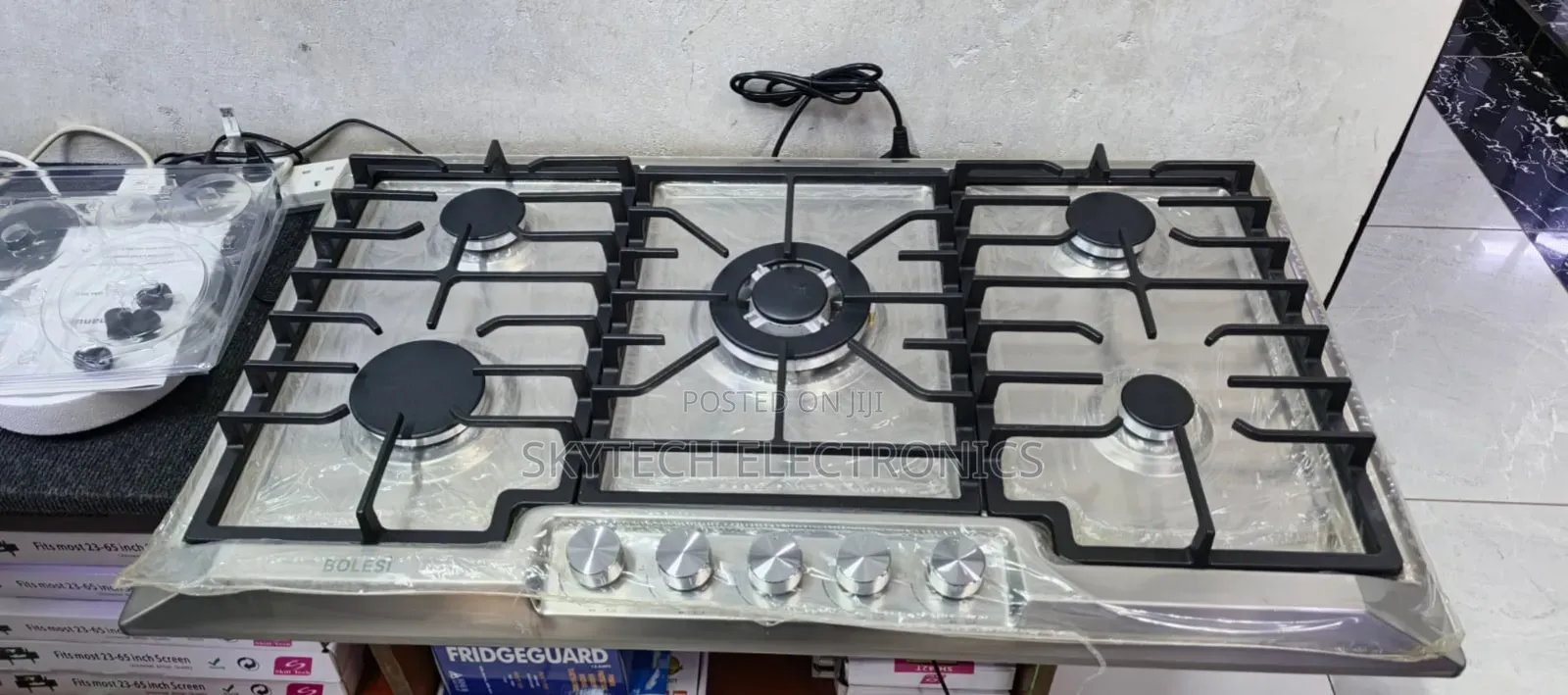 Bolesi Inbuilt Hob 4 Gas Burner+1 Work Burner