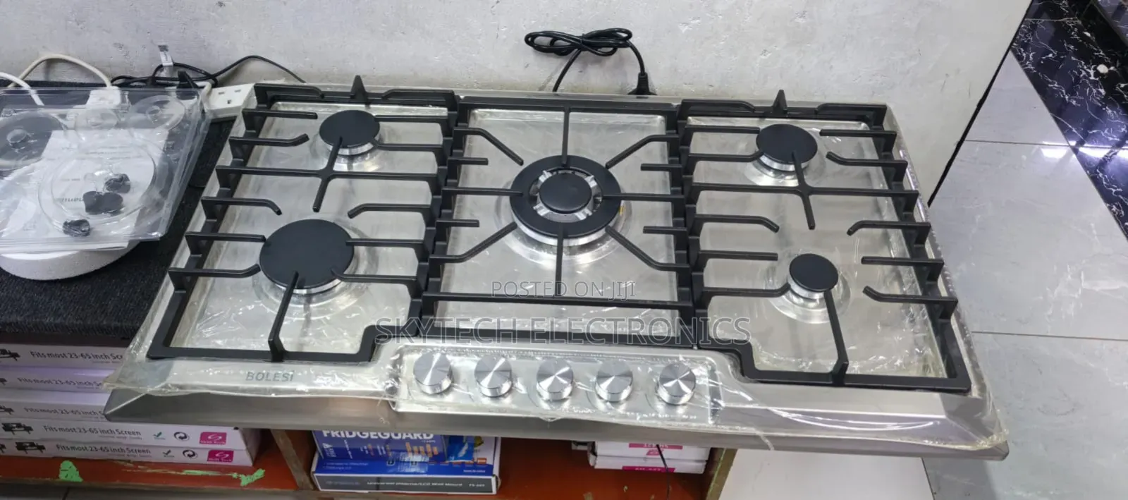 Bolesi Inbuilt Hob 4 Gas Burner+1 Work Burner