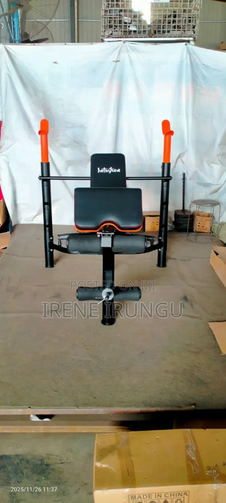 Strong Bench Press Available// Leg Extension Bench