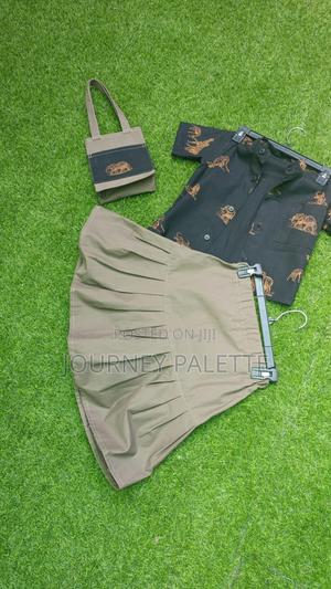 Kids' Khaki Safari Cargo Suit - Premium Two-Piece Adventure Set