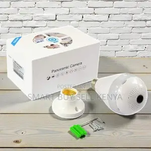 360° Wifi Bulb Security Camera With Pir Human Detection