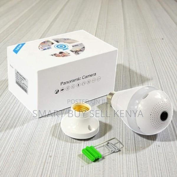 Panoramic 1080p Wifi Bulb Camera Indoor Outdoor Security Monitoring