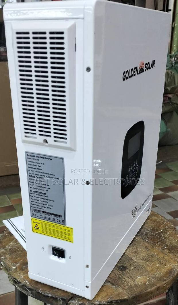 Smart 6.3kva - 48v Golden Solar MPPT 120a - 500 Voc Hybrid Inverter - thumbnail 4
