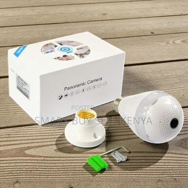 Smart Home 360° Wifi Bulb Camera With Motion Detection Video Playback