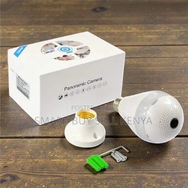 1080p Full Hd Wifi Bulb Camera With Auto Tracking and Remote View
