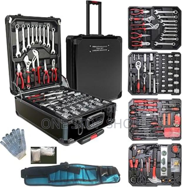 799pcsgand Tool Kit Set 4auto Mechanic,Garage, Workshop+Trolley Case - main view