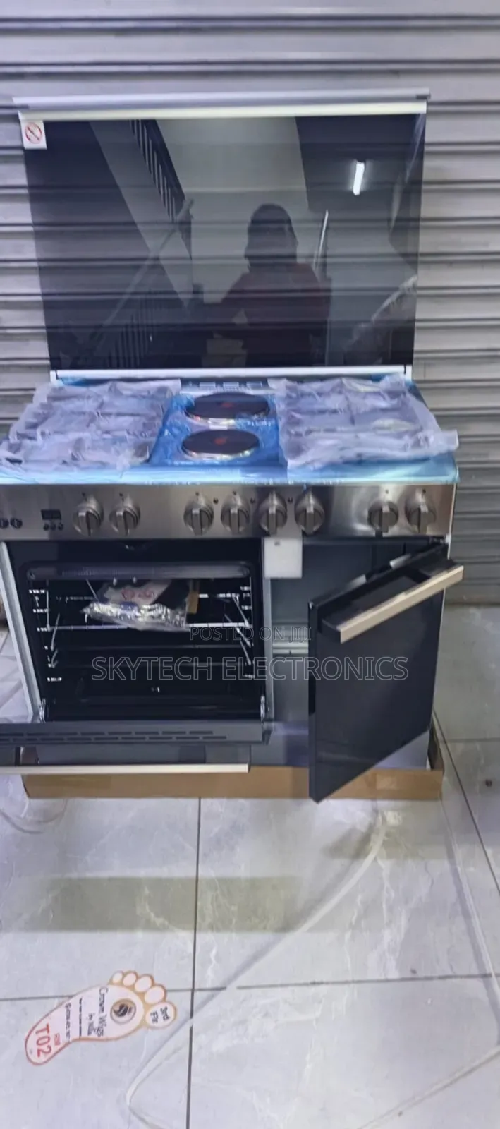 Haier 4 Gas Burner + 2 Electric Plates 60×90 Cooker