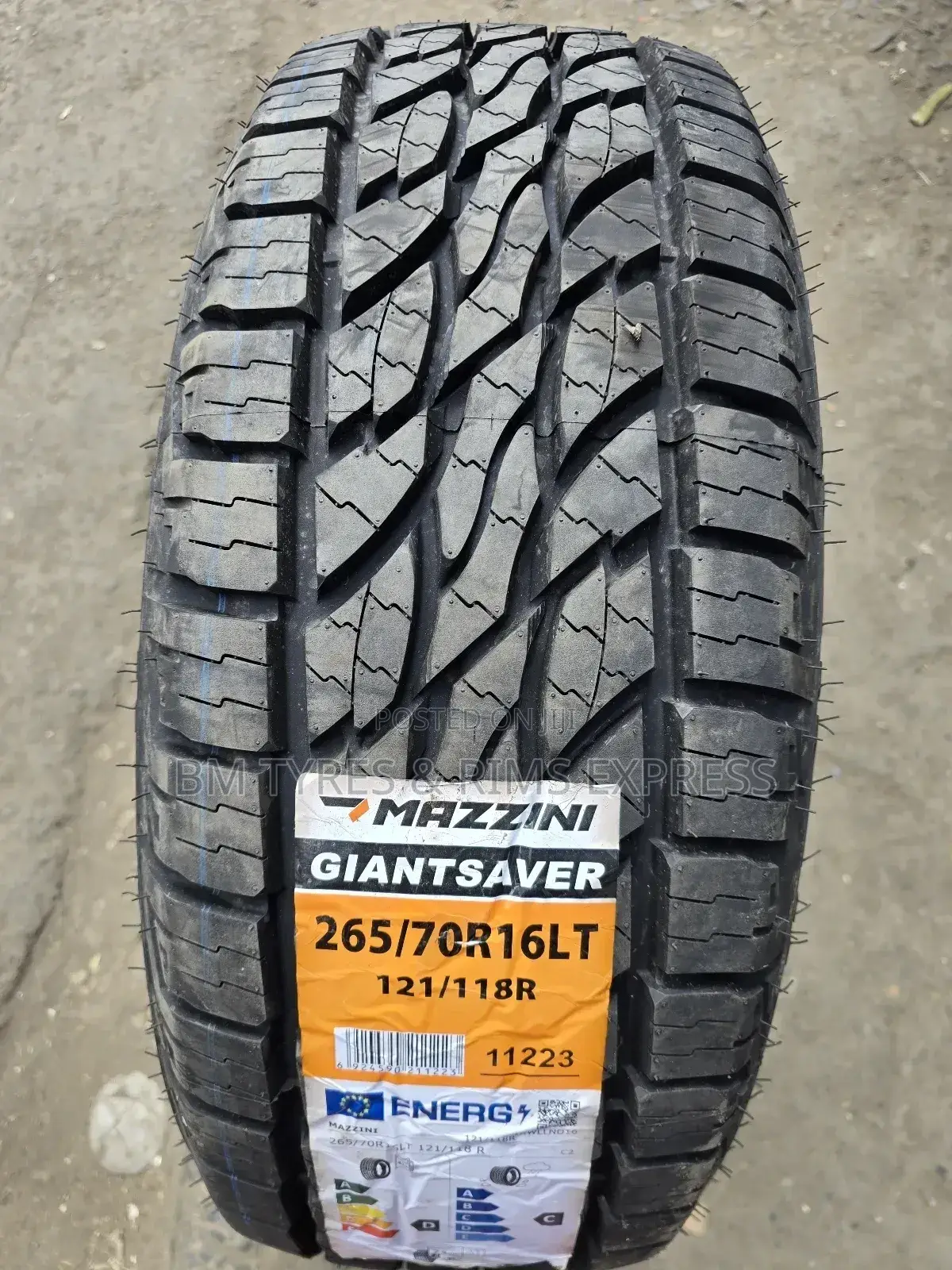 Lt265 /70 R16 Mazzini Tyres (All Terrrain)